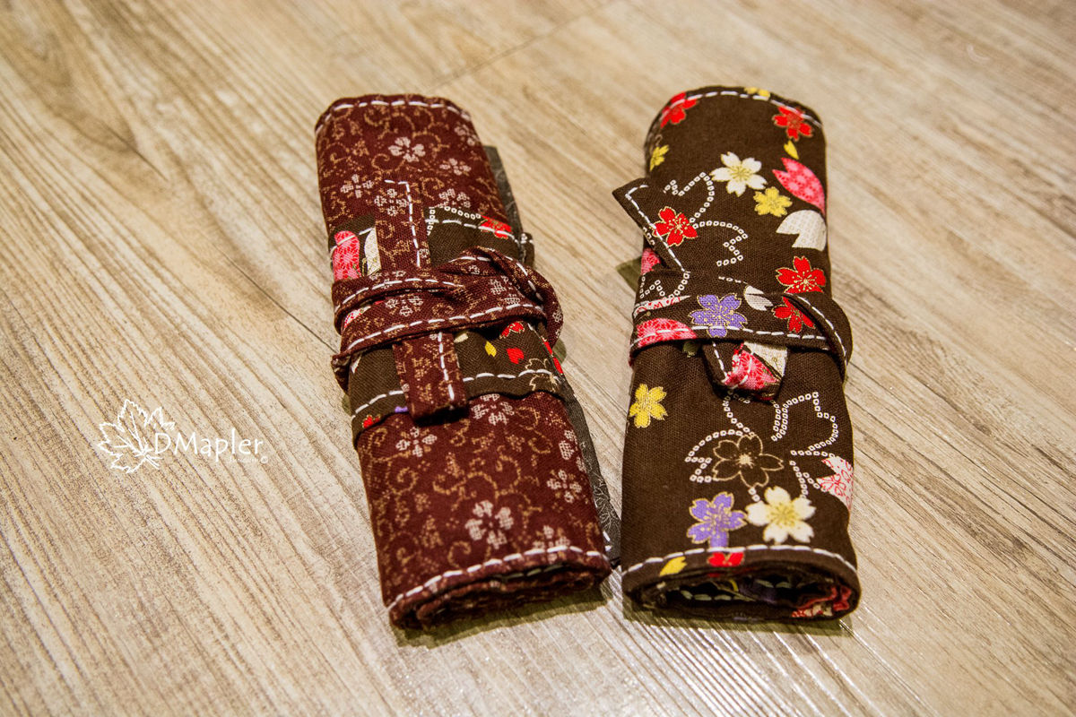 DIY｜純手工捲筆袋｜鋼筆的保護袋