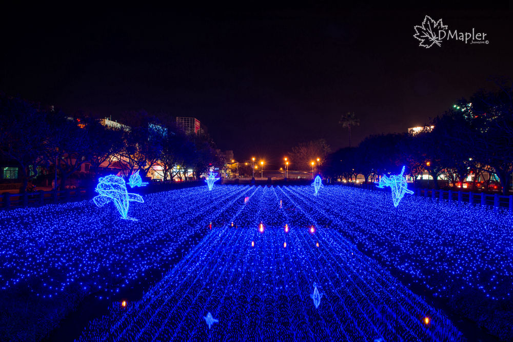 屏東｜屏東綵燈節｜漫步千禧公園與萬年溪畔賞燈花