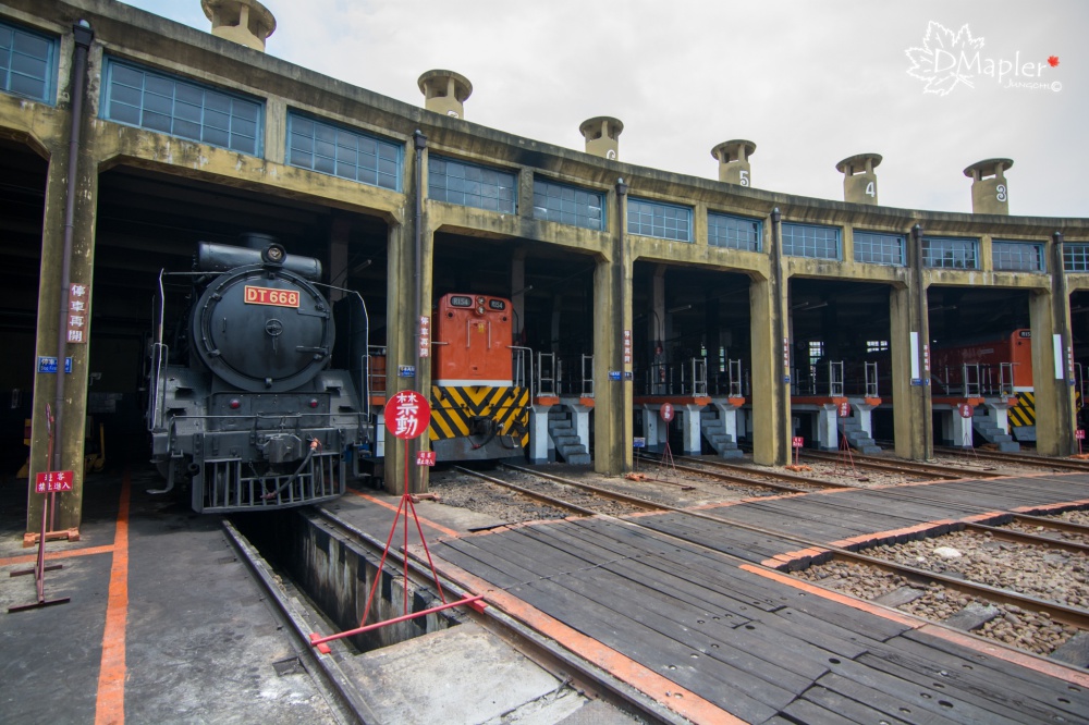 彰化|扇形車庫|全台僅存火車頭旅館鐵道迷必逛古蹟