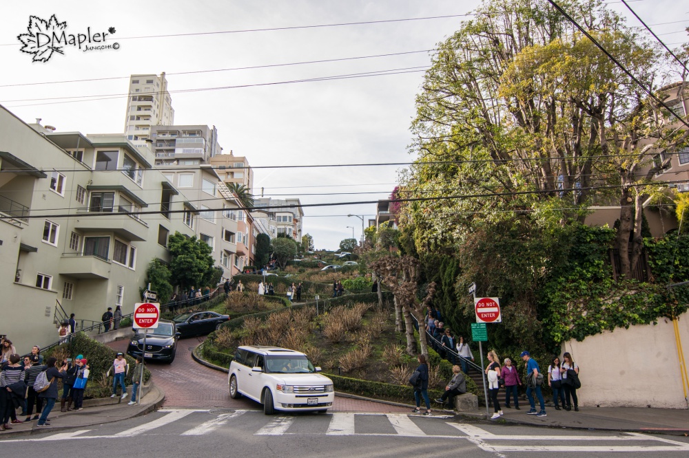 舊金山-九曲花街(Lombard Street) 倫巴底街