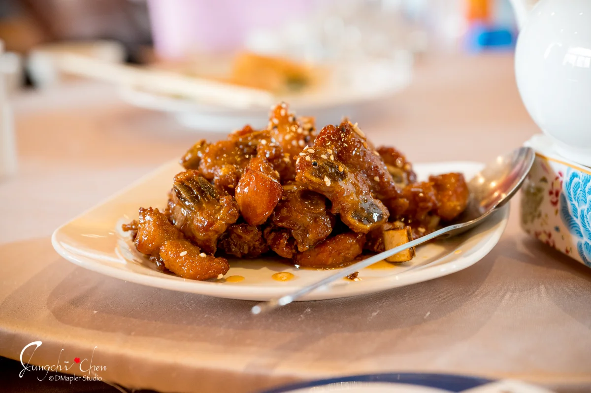 高雄圓山大飯店萬福廳-橙汁排骨