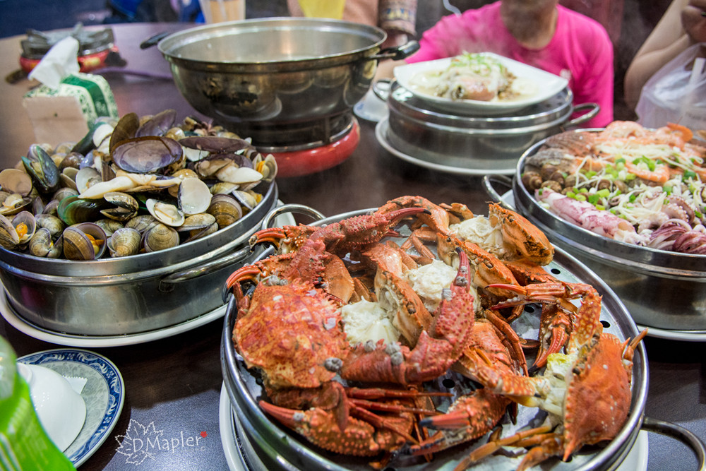 鮮蒸霸蒸氣海鮮塔-層層疊疊大口吃美味海鮮